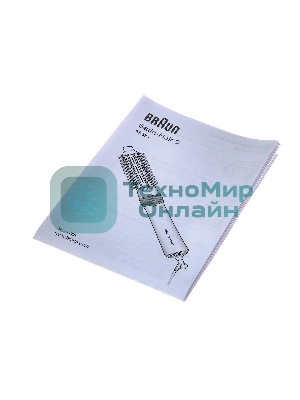 Фен-щётка Braun AS330 серебристый/черный, 400 Вт, 18/36 мм