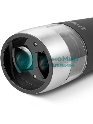 Перечница электрическая Kitfort КТ-6013-1 черный/серебристый