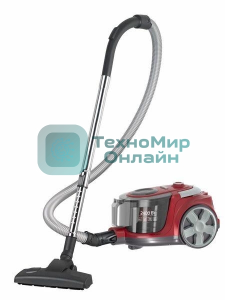 Пылесос Sakura SA-8325R красный/черный, 450/2400 Вт, уборка сухая, пылесборник контейнер 3 л