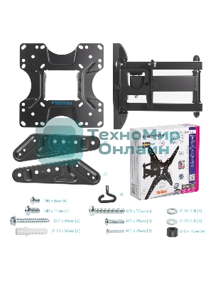 Кронштейн для LED/LCD телевизоров Kromax OPTIMA-414 черный