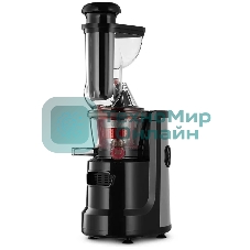 Соковыжималка Kitfort КТ-1162 чёрный, шнековая вертикальная, 150 Вт, 1000 мл, электронное, реверс