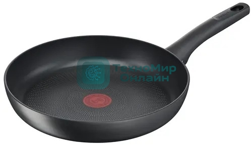 Сковорода Tefal Ultimate G2680672, 28 см, без крышки, черный