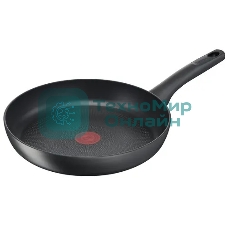 Сковорода Tefal Ultimate G2680672, 28 см, без крышки, черный