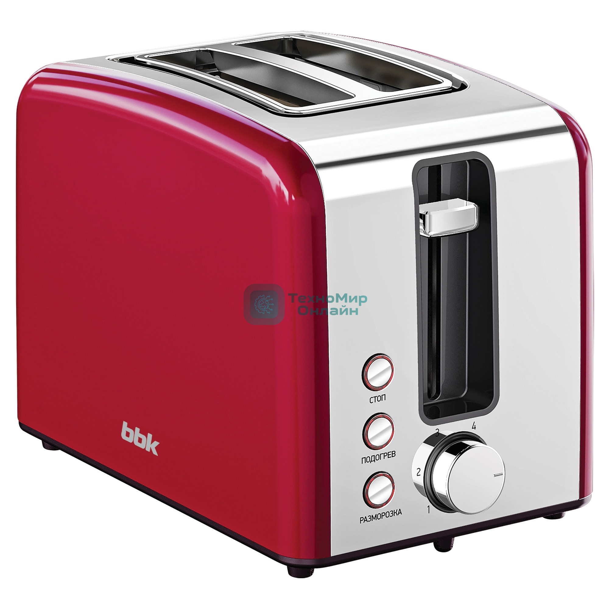 Тостер BBK TR83 красный