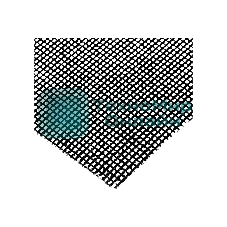 Сетка абразивная Denzel P 100, 115 х 280 мм, 5 шт.