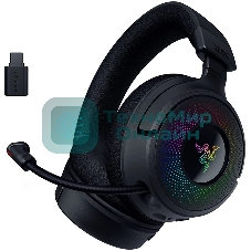 Гарнитура Razer Kraken V4 чёрный, беспроводная, bluetooth, до 70 ч, подсветка