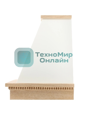 Вытяжка каминная Elikor Бельведер 90П-650-П3Д бежевый/дуб, 90 см, 650 куб. м/ч, 56 дБ