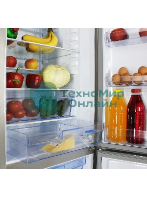 Холодильник ОРСК 173 G графит двухкамерный 200/120л морозилка снизу