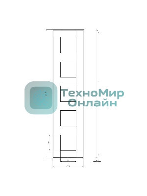Рамка DKC Avanti 4412900 5 постов (10 мод.), 