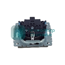 Розетка 1-местная IEK BRITE РС11-1-0-БрШ (BR-R11-16-K37) с заземлением, без защитных шторок, 16А, шампань