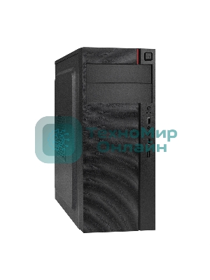 Компьютерный корпус Miditower ExeGate AA-440-AA450 (ATX, AA450 8 см, 2*USB, аудио)