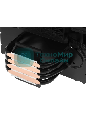 Устройство охлаждения(кулер) Accord ACC-4PS12 ARGb Soc-AM5/AM4/1200/1700/1851 черный 4-pin 37dB Al+Cu 180W 610gr brown box