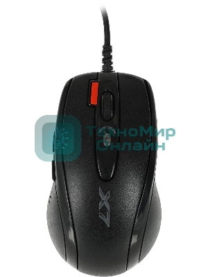 Мышь проводная A4Tech XL-750BK черный, 3600 dpi, USB, кнопки - 7