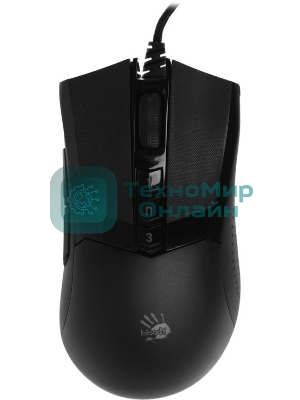 Мышь проводная A4Tech Bloody W90 Max черный, 10000 dpi, USB, кнопки - 10