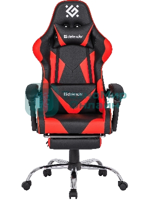 Кресло игровое Defender PILOT RED/BLACK
