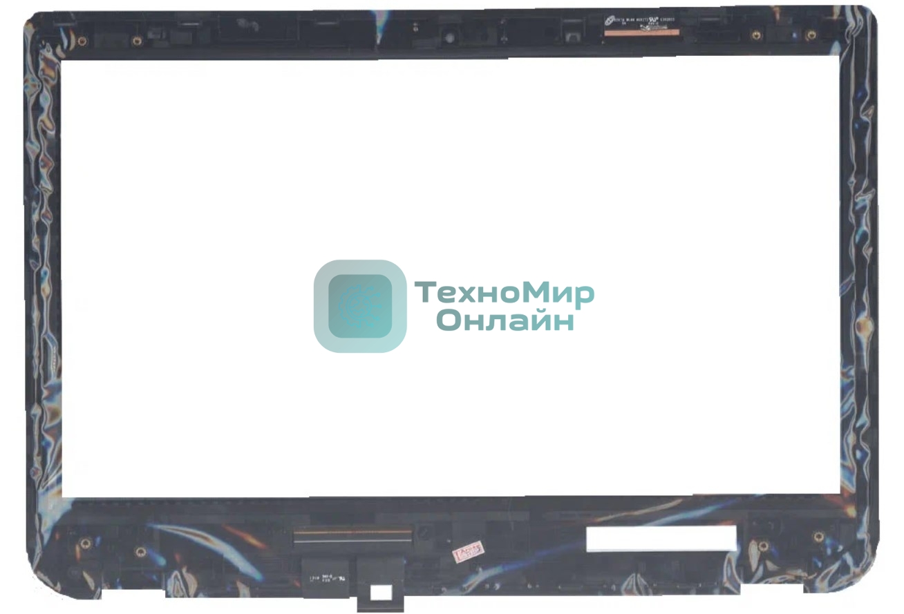 Сенсорное стекло (тачскрин) для Toshiba Satellite U40T S40T, черный с рамкой