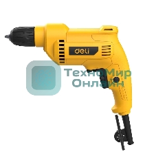 Дрель сетевая Deli DL-DZ10-E2 (500Вт, 0-3300об/мин, быстрозажимной патрон 10мм, картон)