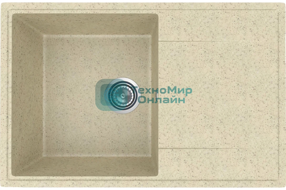 Кухонная мойка Practik PR-M 735-002 слоновая кость