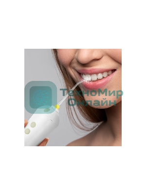 Ирригатор Kitfort КТ-2958-2 белый/фисташковый, от аккумулятора, 200 мл, 4 режима