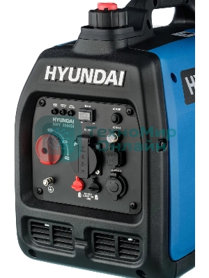 Электрогенератор бензиновый инверторный Hyundai HHY 2050Si, 2.3 кВт, 74 дБ, 18 кг