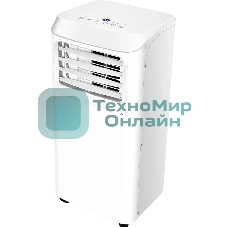 Кондиционер мобильный Hyundai HPAC-07-2 7000 BTU, 15 м², 64 дБ, охлаждение, осушение, белый