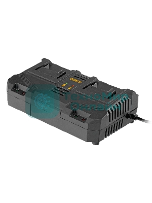 Устройство зарядное для аккумуляторов двухпортовое Denzel BCH-20-4.0x2, Li-Ion, 20 В, 4.0 А