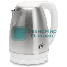 Чайник электрический Великие реки Амур-1 белый, 1.8 л, нержавейка