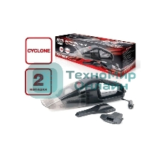 Пылесос автомобильный AVS Turbo PA-1005 черный, 60 Вт, уборка сухая, пылесборник контейнер 0.35 л