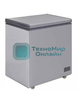 Морозильный ларь Бирюса Б-M155KX, металлик, 145л