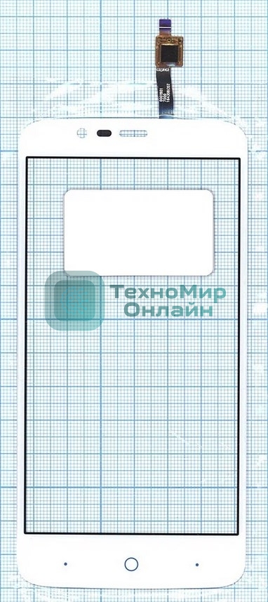 Сенсорное стекло (тачскрин) для ZTE Blade A310, белое