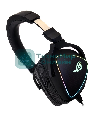 Игровые наушники ASUS ROG Delta S черные (7.1, USB Type-C + A, RGb подсветка, 50 мм, ESS 9281 Pro, микрофон, 90YH02K0-B2UA00)