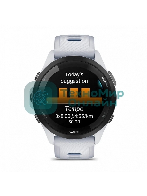 Смарт-часы Garmin Forerunner 265 белый 46,1мм