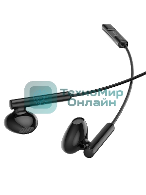 Проводные наушники Hoco M64 черный, внутриканальные, Jack 3.5 мм