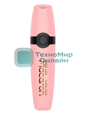 Текстовыделитель Deli EU356-PK Macaron, скошенный пишущий наконечник, 1-5мм, розовый пастельный