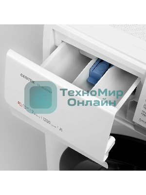 Стиральная машина Centek CT-1921 белый, загрузка фронтальная 7 кг, 1200 об/мин., класс: А+++
