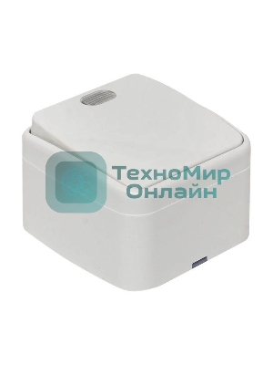 Выключатель 1-клавишный EKF Basic Минск ОП 10А с индикатором белый