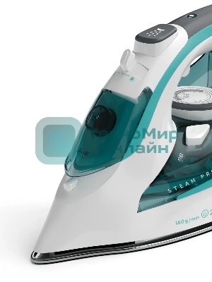 Утюг Candy CI-103 бирюзовый, 2400 Вт, 50 г/мин, 160 г/мин, 370 мл