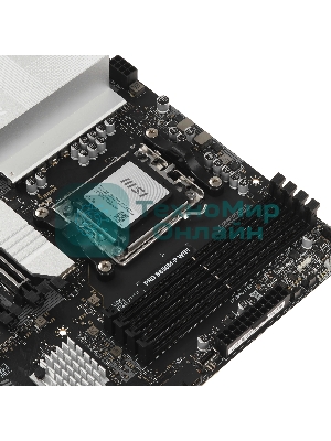 Материнская плата MSI PRO B850M-P B850, AM5, 4*DDR5, 4*PCIEx16, 3*M.2, 2*TypeC, 1*USB3.2Gen2, 6*USB3.2Gen1, 8*USB2.0, 4*SATA3.0, 5G, DP, HDMI, M-ATX, RTL