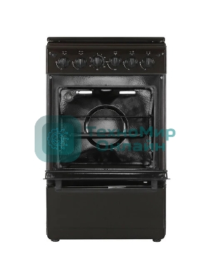 Плита газовая Cezaris ПГ 2150-11 коричневый, конфорок 4 шт, духовка 43 л, 51 см x 85 см x 55 см