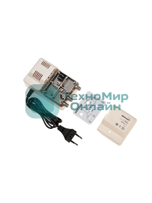 Антенный усилитель ТВ сигнала на 2 выхода, RX-200 Rexant