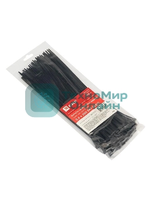 Хомут кабельный 3.6х250 нейл. черный (уп. 100 шт) EKF plc-cb-3.6x250