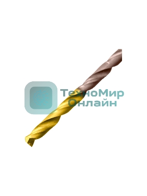 Набор сверл по металлу Denzel 1-13 мм, Р6М5К8-TiN, Golden Tip, 25 шт