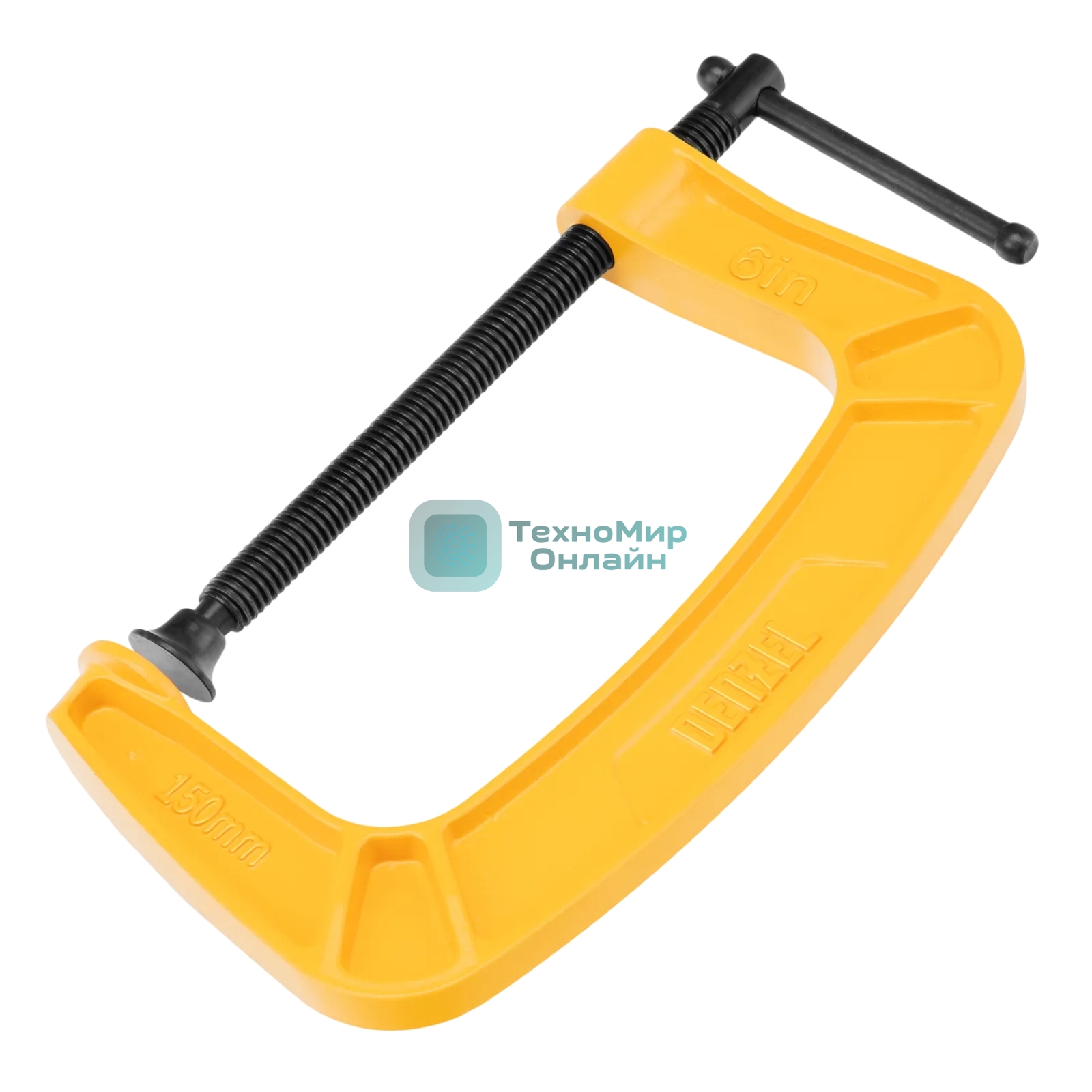 Струбцина Denzel G-образная, усиленная, 150 мм