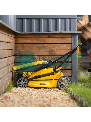 Газонокосилка электрическая Denzel GMC-2000, шир. 44см, 2000 Вт, 6 уров., травосб. 45 л