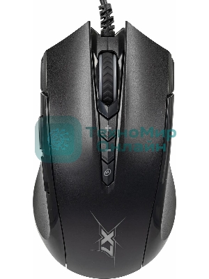 Мышь проводная A4Tech X89 черный, 2400 dpi, USB, кнопки - 8