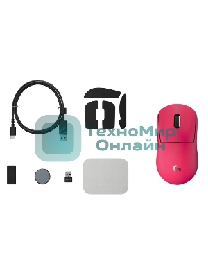 Мышь игровая беспроводная Logitech G PRO X Superlight 2C Pink (910-007549)