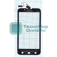 Сенсорное стекло (тачскрин) для ZTE Majesty Z796C, черное