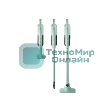 Пылесос вертикальный Galaxy Line GL 6221 мятный, питание от аккумулятора, 130 Вт, уборка сухая, пылесборник 0.3 л, работа от АКБ max - 30 мин