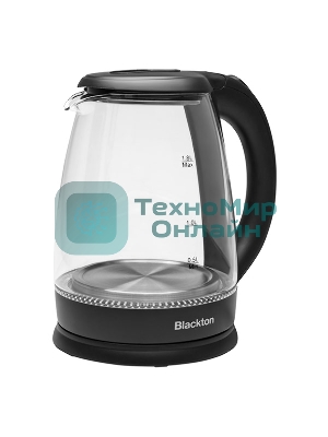 Чайник электрический Blackton Bt KT1800G Black. Мощность: 1500 Вт, Максимальный объем: 1.8 л
