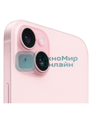 Смартфон Apple iPhone 15, 6/256Gb, розовый